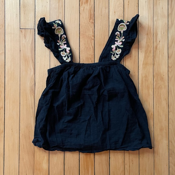 Madewell Floral Embroidered Strap Top - Picture 4 of 6